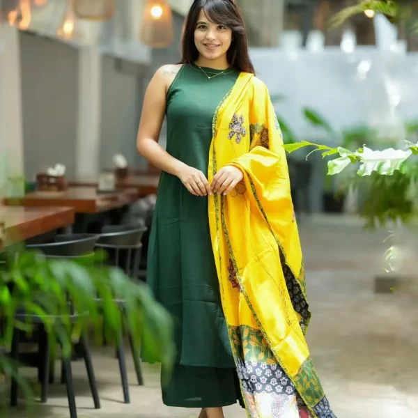 Cotton A line kurti for working women